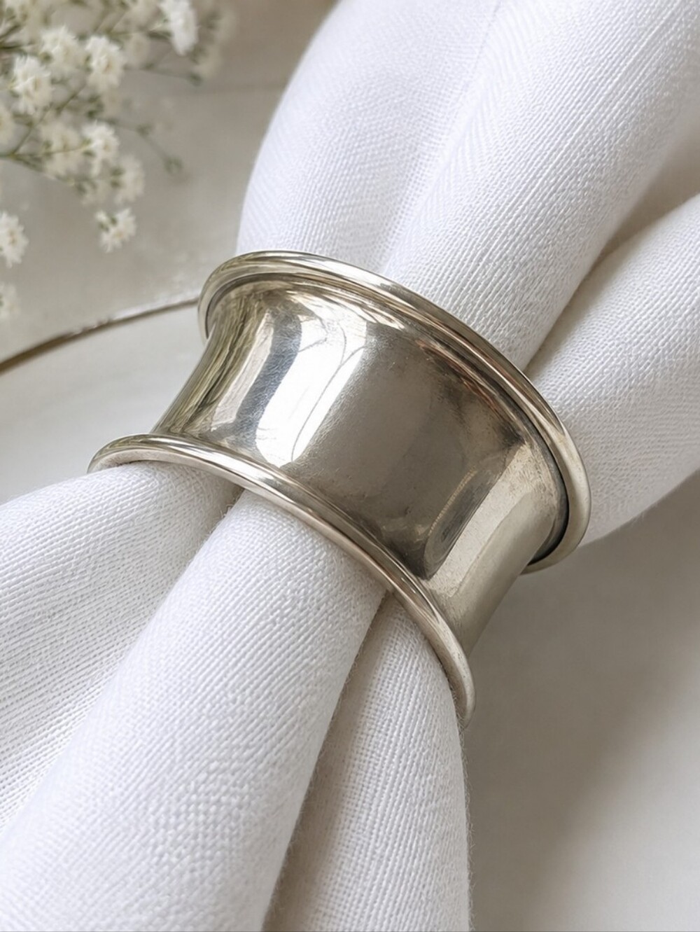 Vintage International Silver Co. Sterling Silver Napkin Ring No. 3 (21.07g)